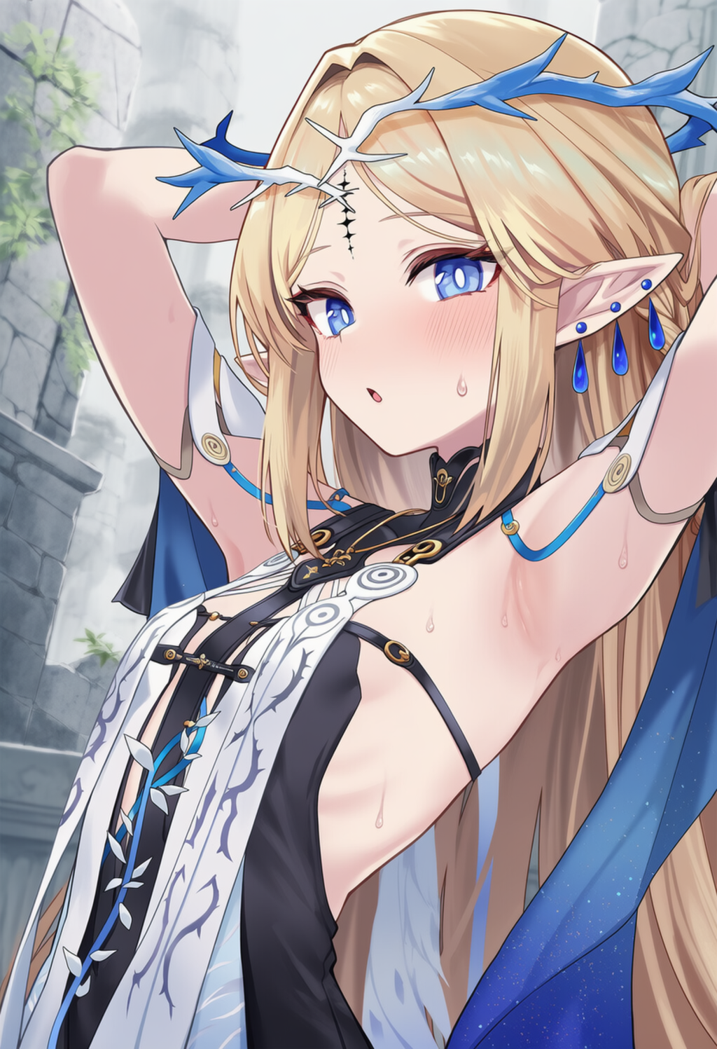 腋見せカルテジアちゃん