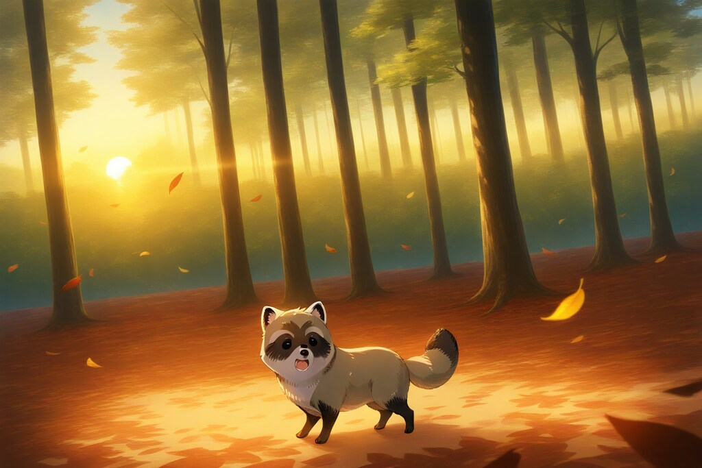 朝の森、迷子のひとり旅