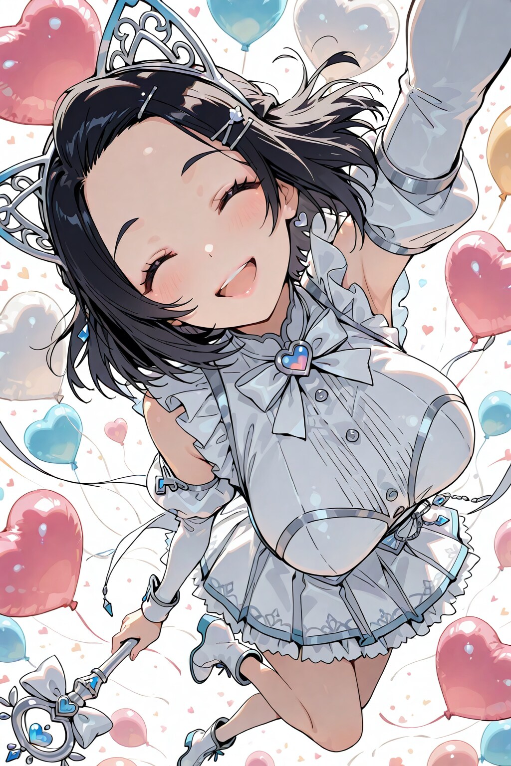 ハートの風船と衣装💕