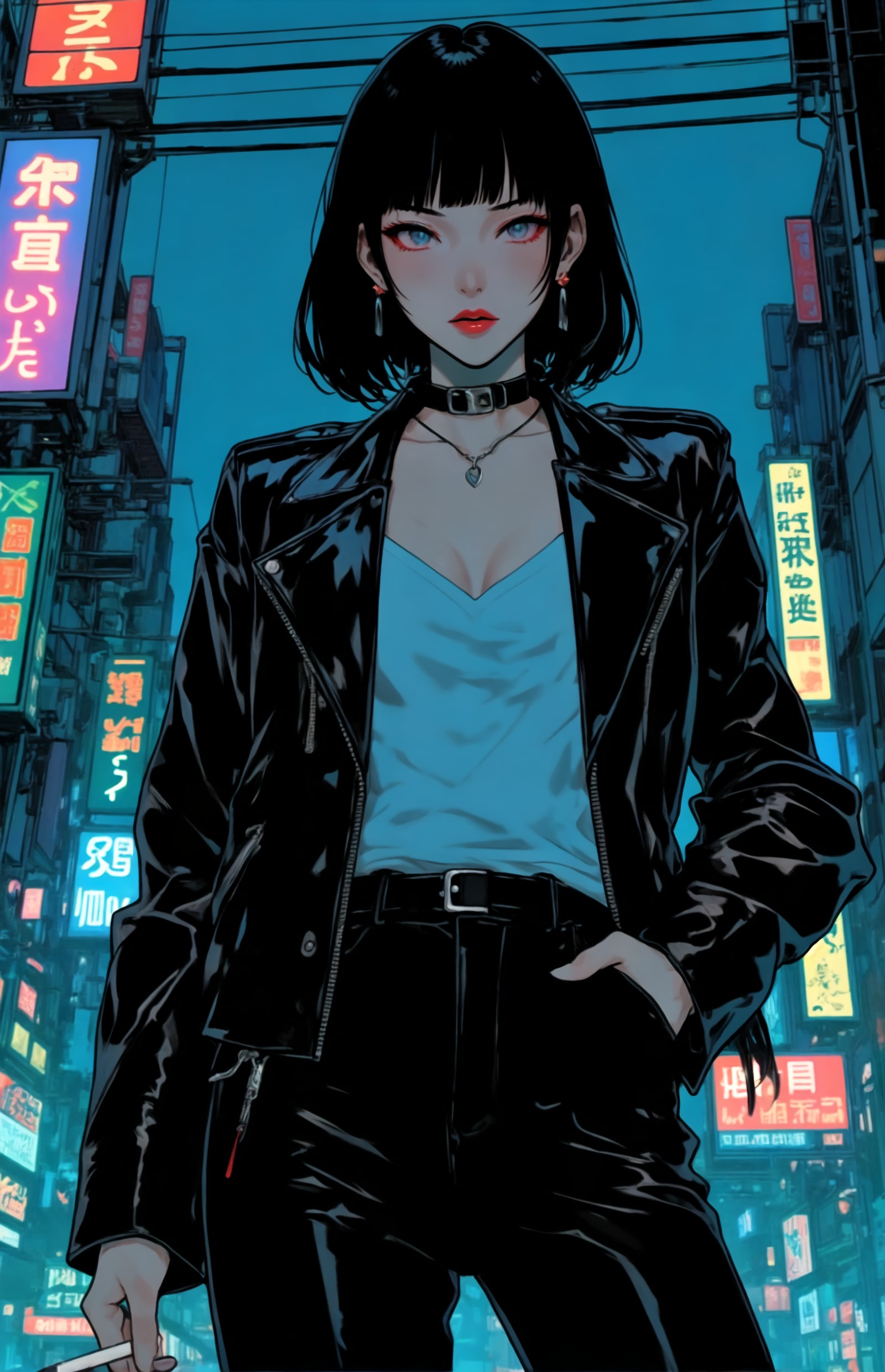 クールガールには夜に会う | の人気AIイラスト・グラビア