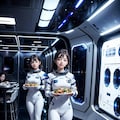 宇宙船の食事タイム 7枚目