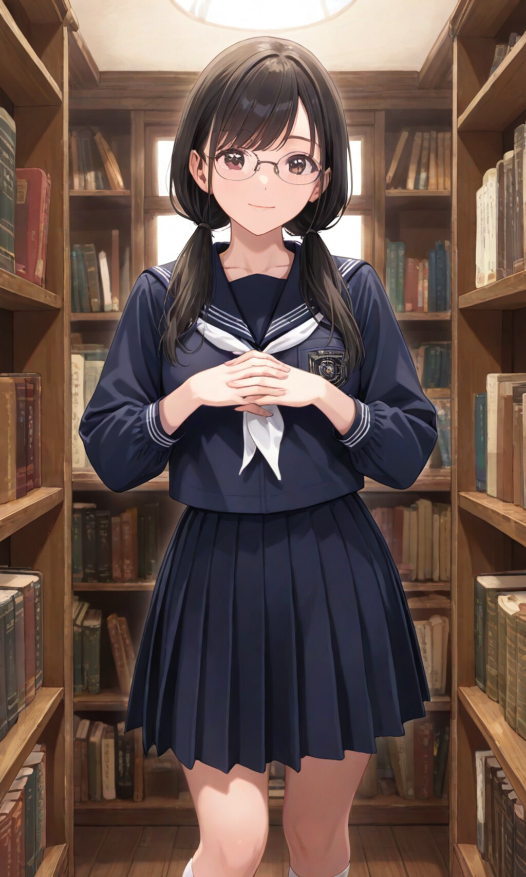 レトロ 図書委員ちゃん