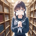 レトロ 図書委員ちゃん 4枚目
