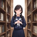 レトロ 図書委員ちゃん 2枚目