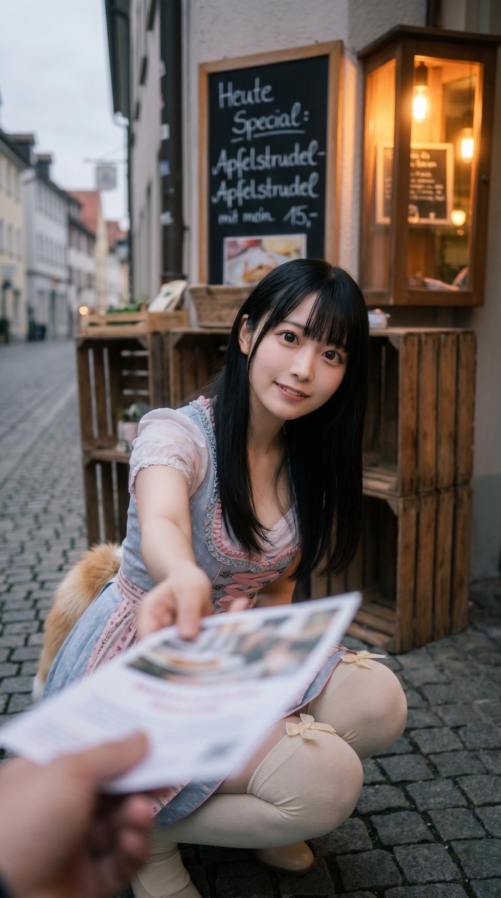 A Smile Lit by Lantern Streets