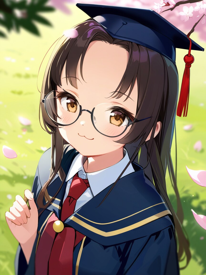 飛び級で卒業のおでこちゃん