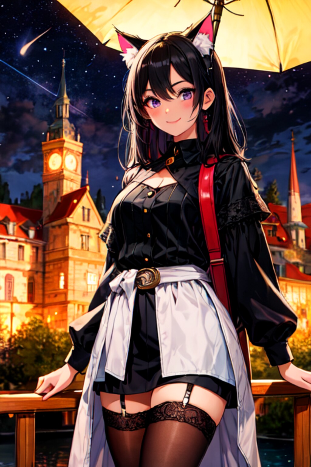 うちの子と猫のいる街(12枚)