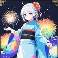 浴衣でお祭りへ 4枚目