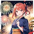 浴衣でお祭りへ 3枚目