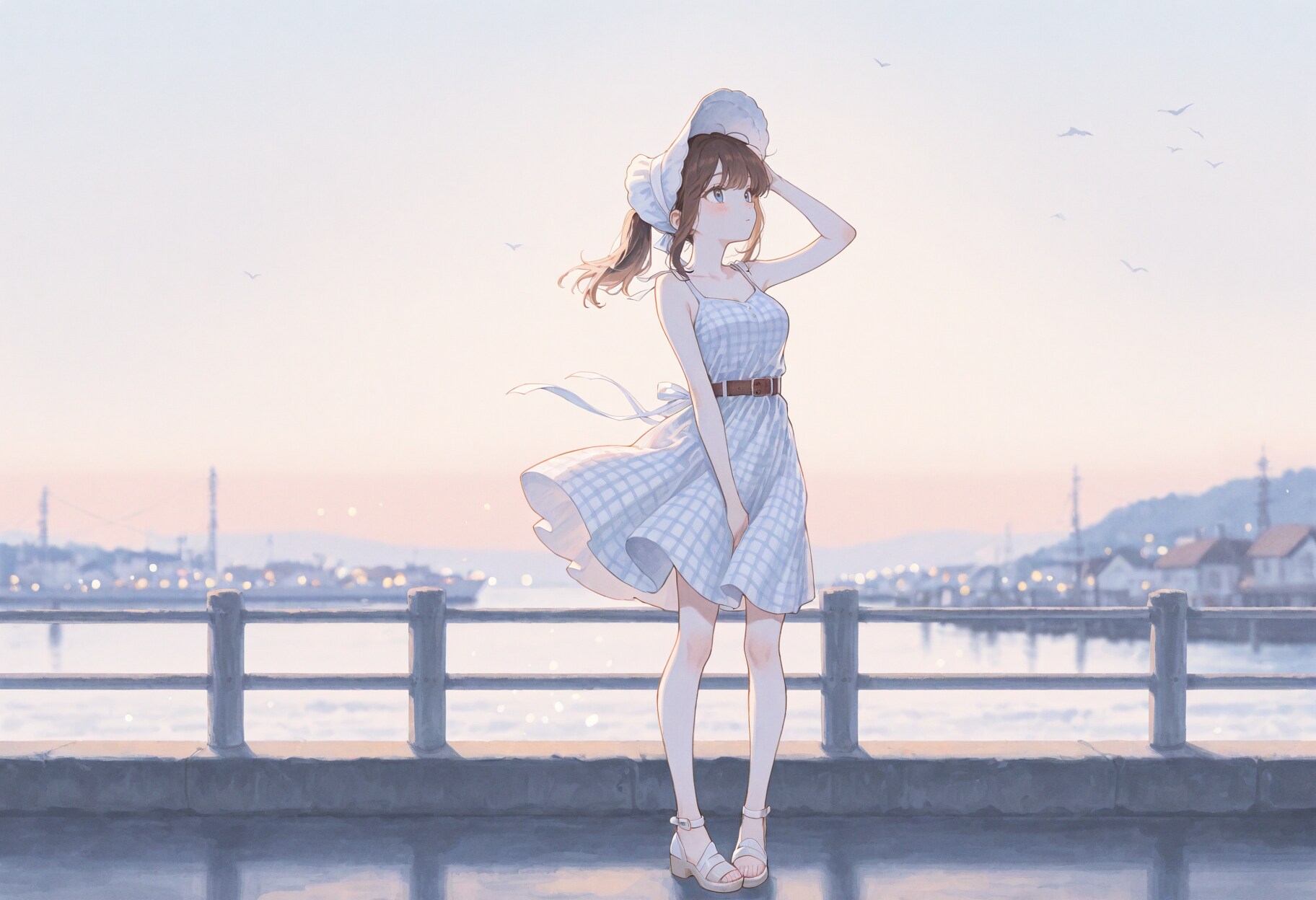港町の少女