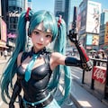『ふらり！初音ミク！！』第二回はニューヨークのタイムズスクエア♪防衛は自己責任です。 6枚目
