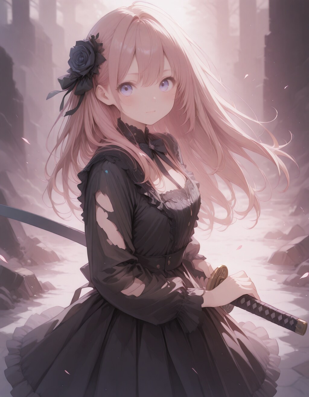 桃色のゴシック女剣士 3