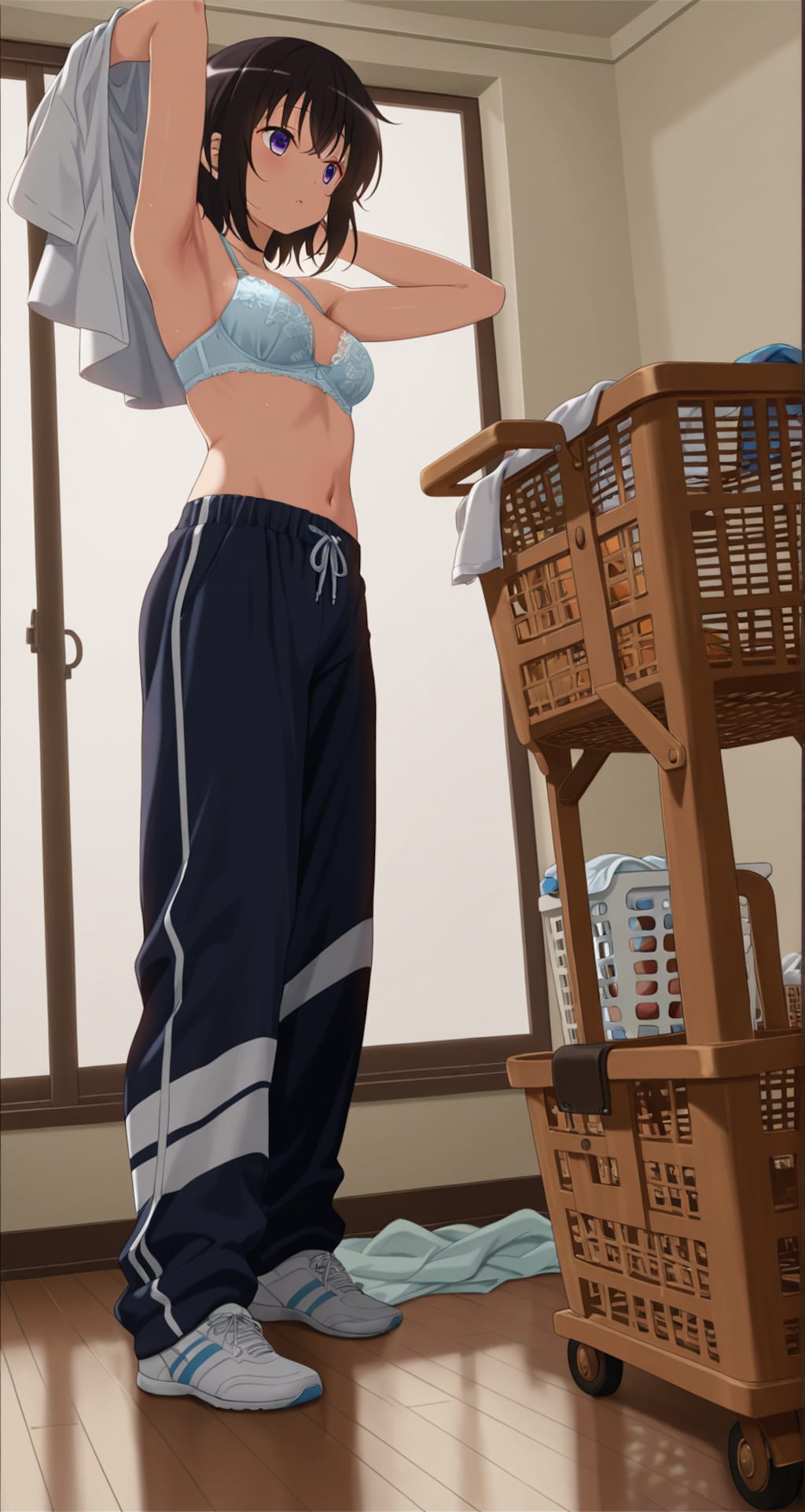 着替え⇒トイレ⇒シャワーボディケア③
