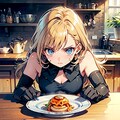 料理ができるのを待てない乙女 3枚目