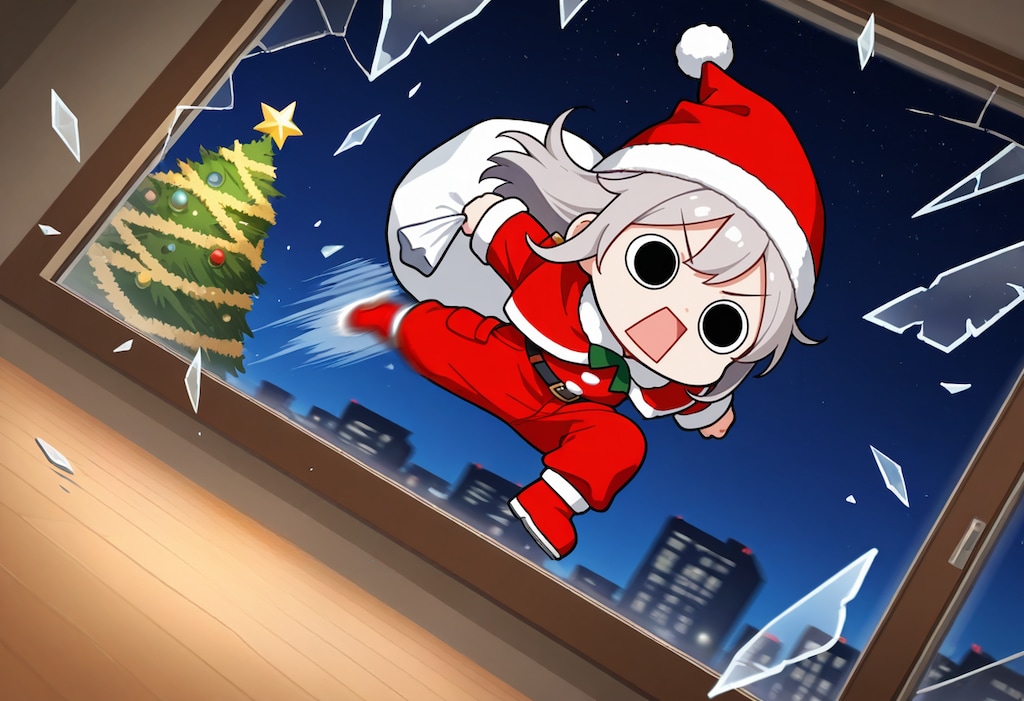 クリスマスプレゼント御届けしてしまいよったえらいこっちゃ嬢
