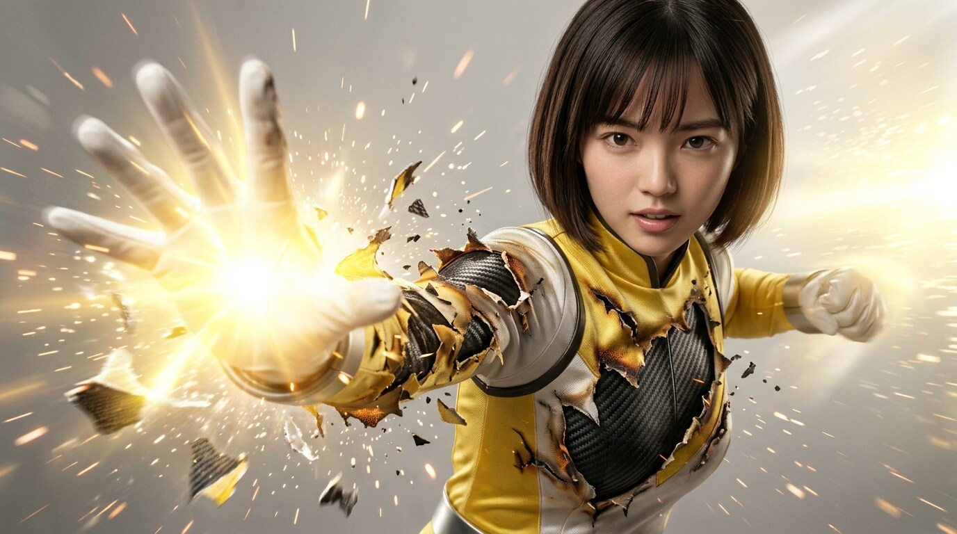 久しぶりの最大稼働　戦隊イエロー