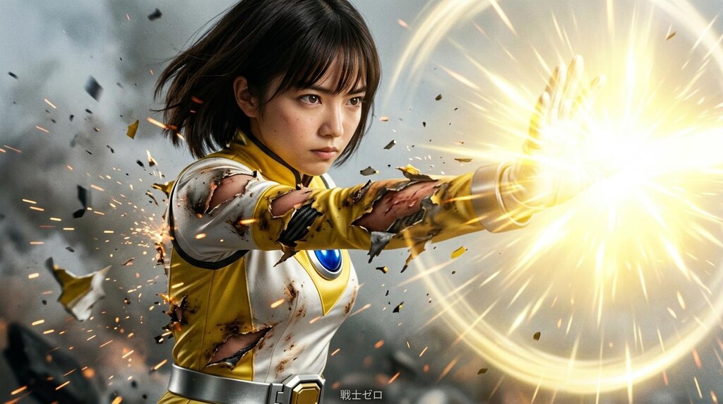 久しぶりの最大稼働　戦隊イエロー