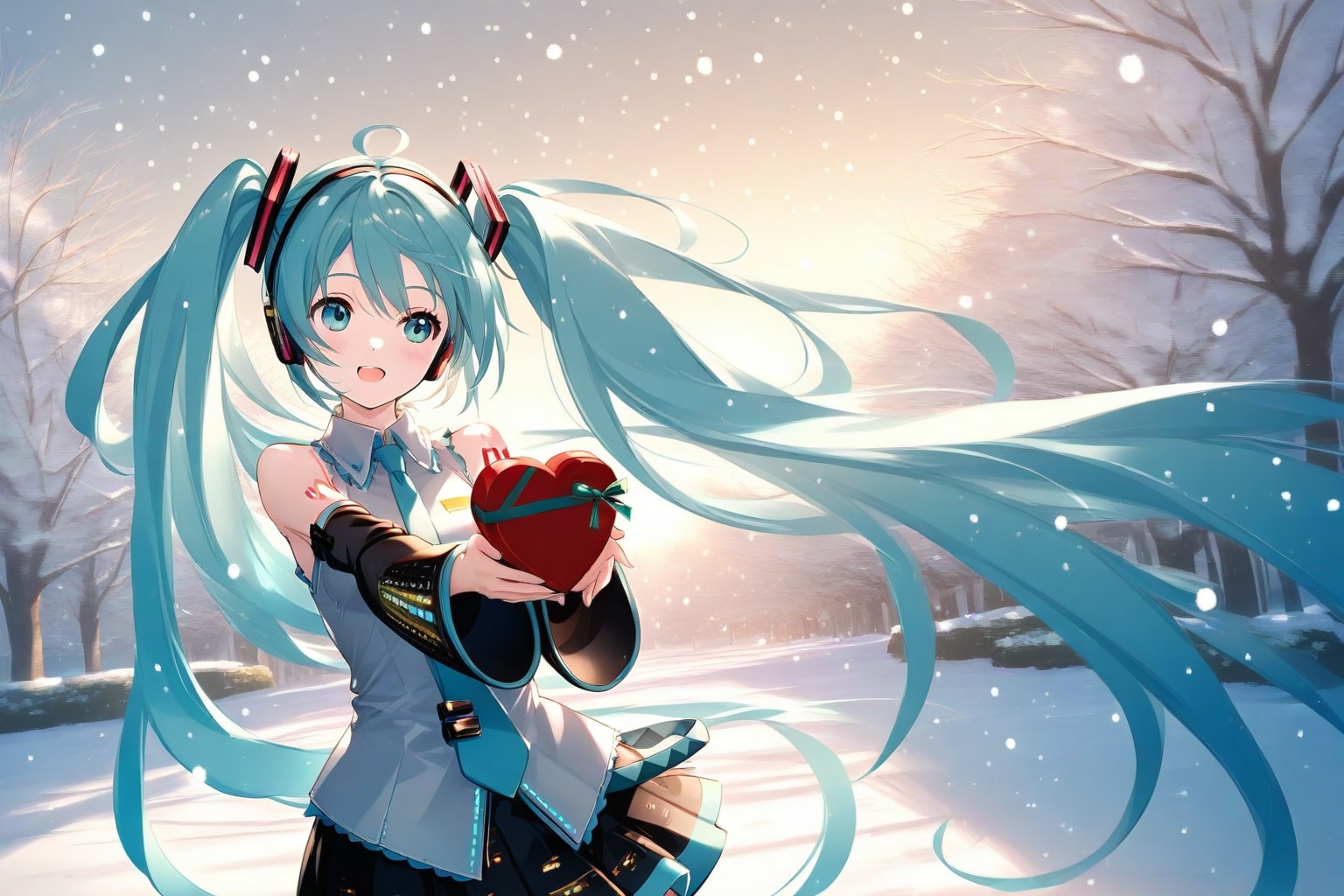 これ受け取ってください❤️ | の人気AIイラスト・グラビア