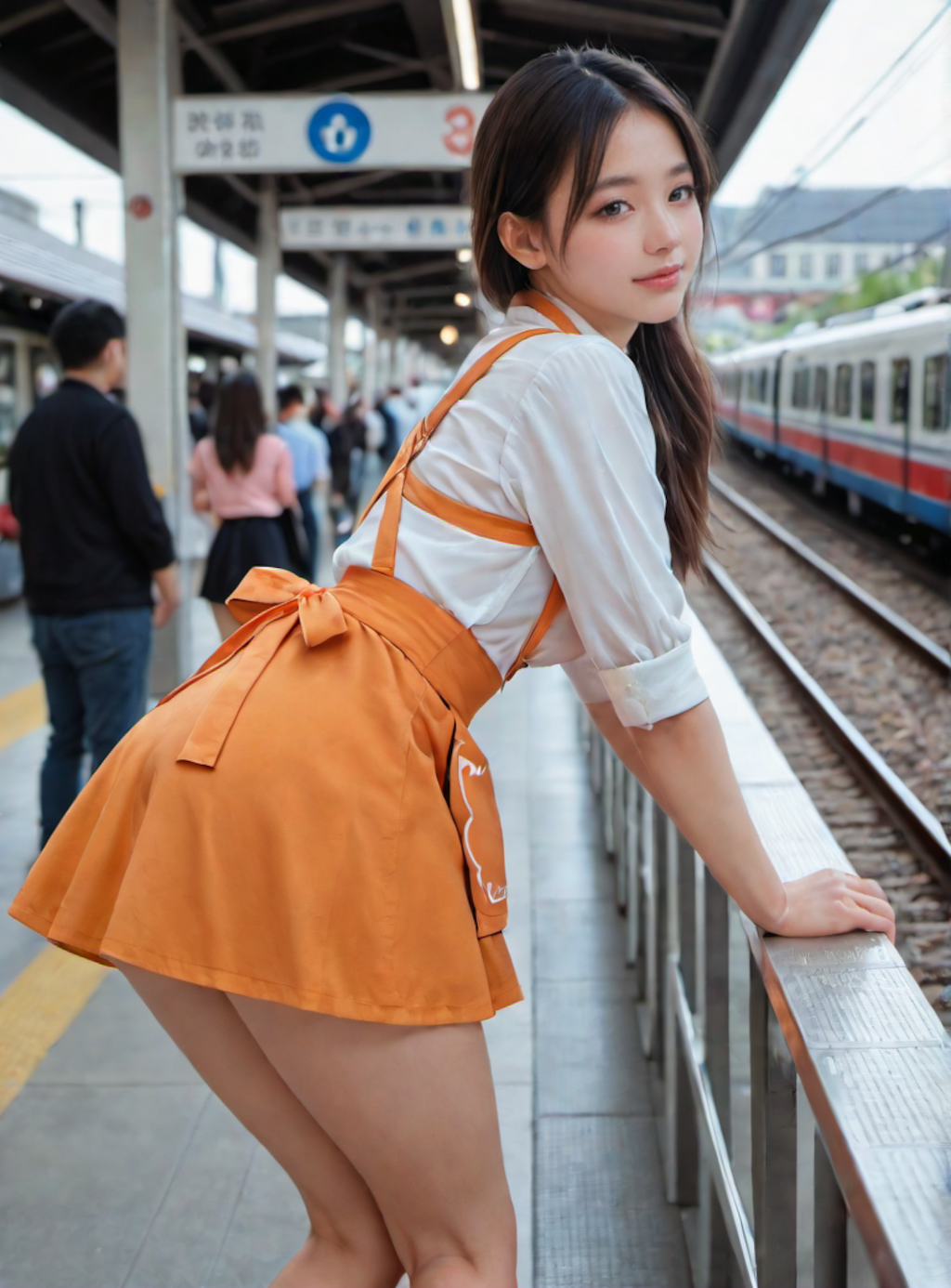 ホームであんな制服