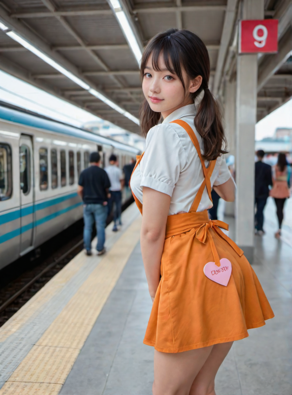 ホームであんな制服