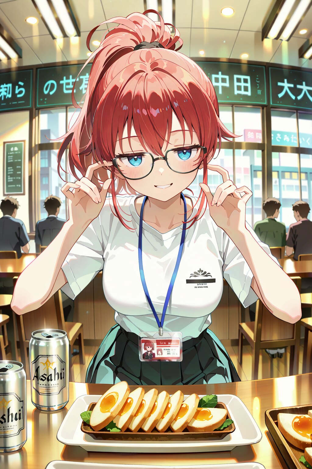 ジト目先生in立ち飲み屋 Y801