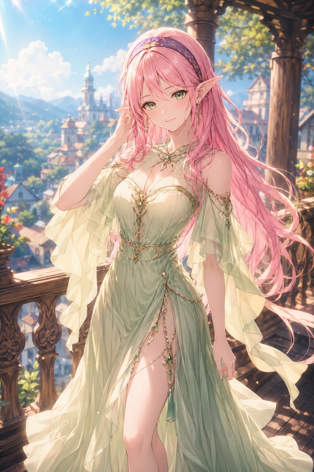 エルフちゃん(butterfly-sleeve dress)