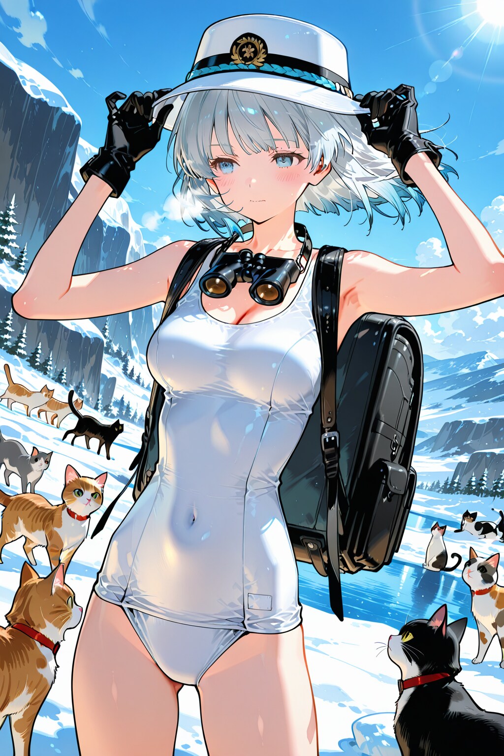 スク水探検隊、雪山探検