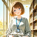 新人司書さん２📎🎗️村岡さおり22才 3枚目
