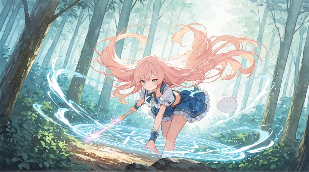 魔砲少女万里奈　動画付き