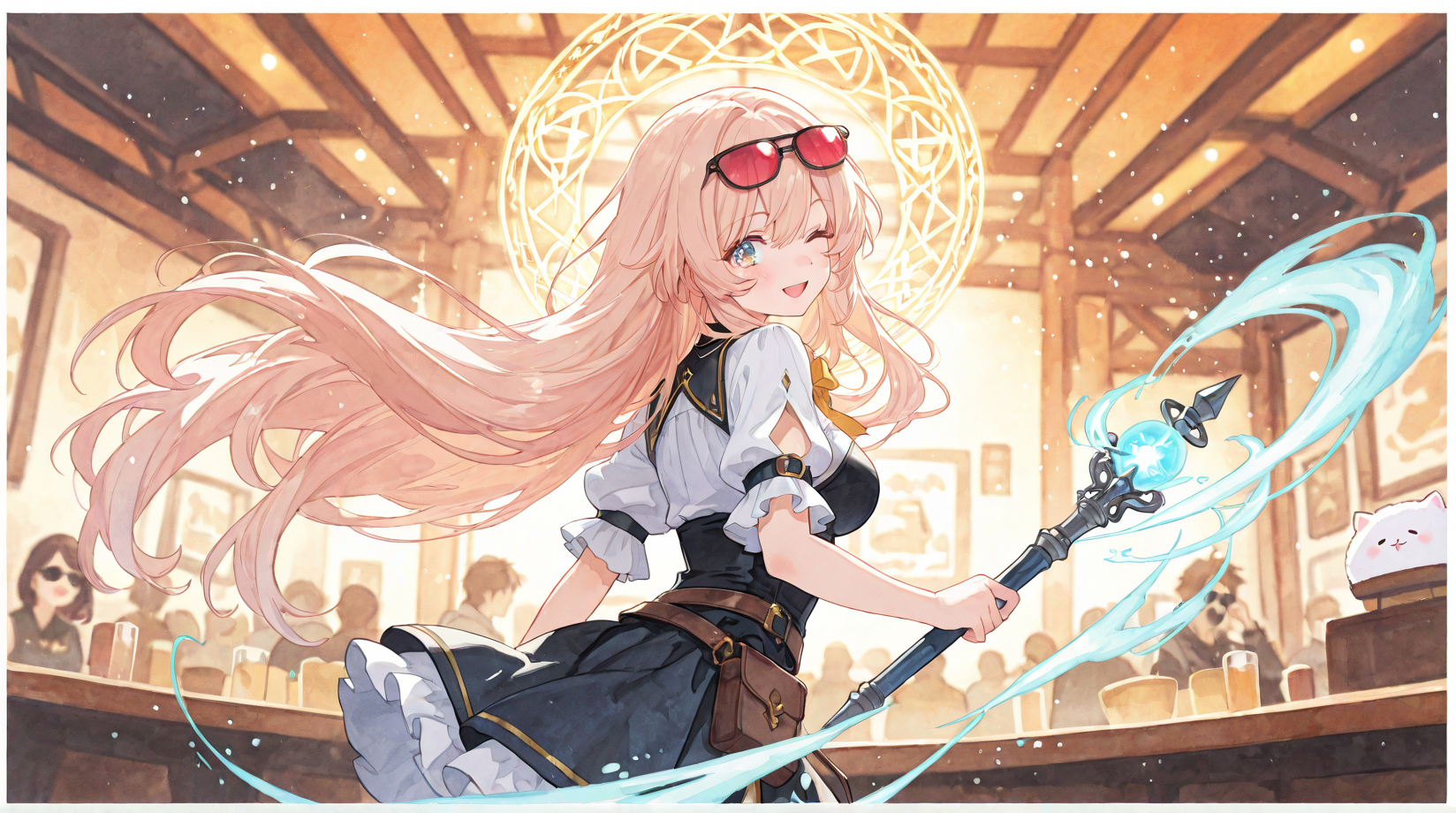 魔砲少女万里奈　動画付き | の人気AIイラスト・グラビア