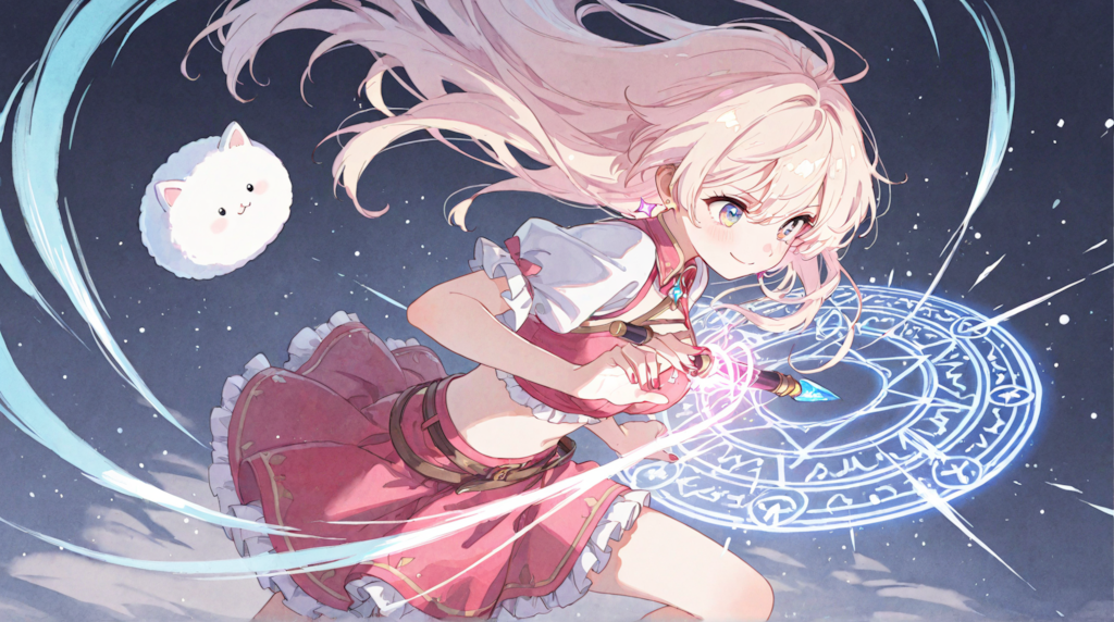 魔砲少女万里奈　動画付き