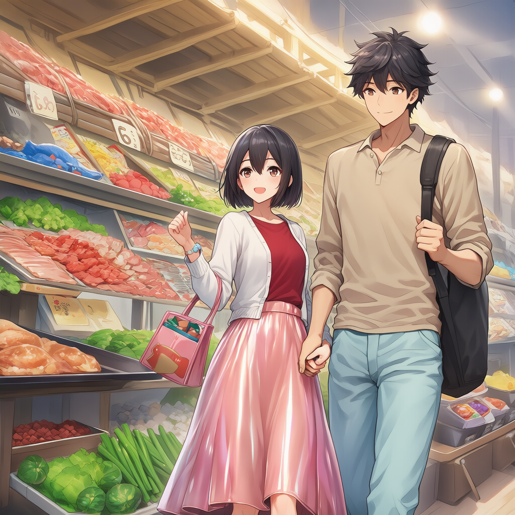 みっちゃん＆なっちゃん　市場を散策＆お買い物