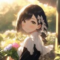 少女と花 8枚目