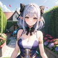 少女と花 11枚目