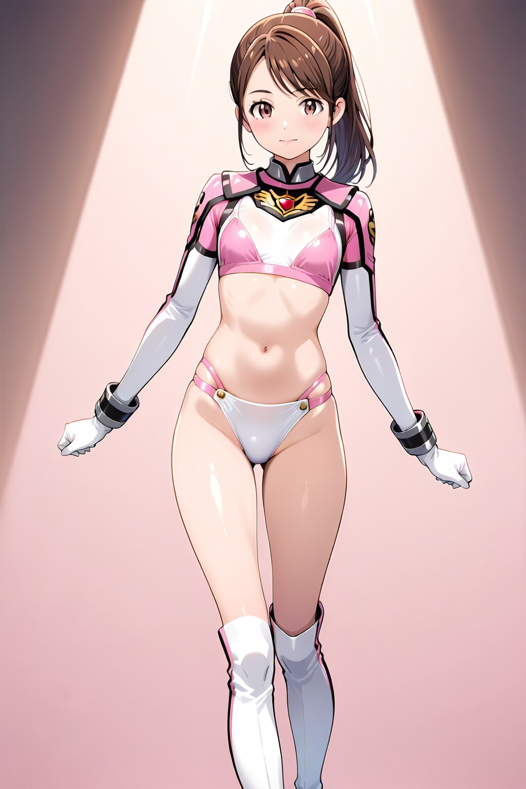 戦隊ヒロインのような女の子