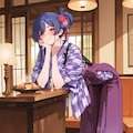 「試作」給仕中の「すみれ女史」 2枚目