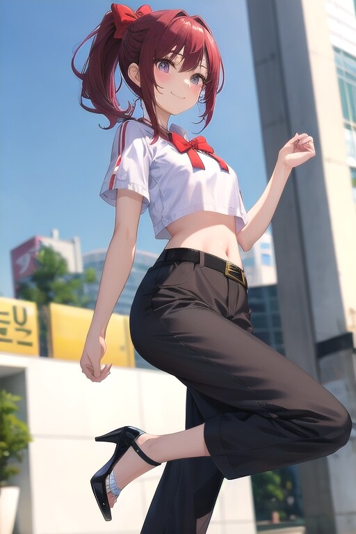 かっこかわいい韓国テコンドー美少女イ・ソア（李瑞雅）　ソウル市内でテコンドー演武！
