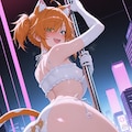 ポールダンスのバイトをする目隠れちゃん☆ 12枚目