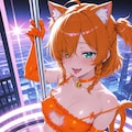 ポールダンスのバイトをする目隠れちゃん☆ 3枚目