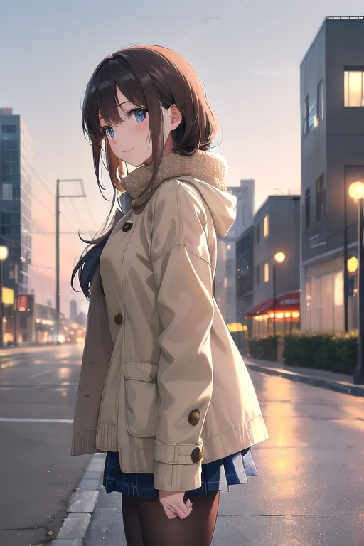 夕暮れの灯り | の人気AIイラスト・グラビア