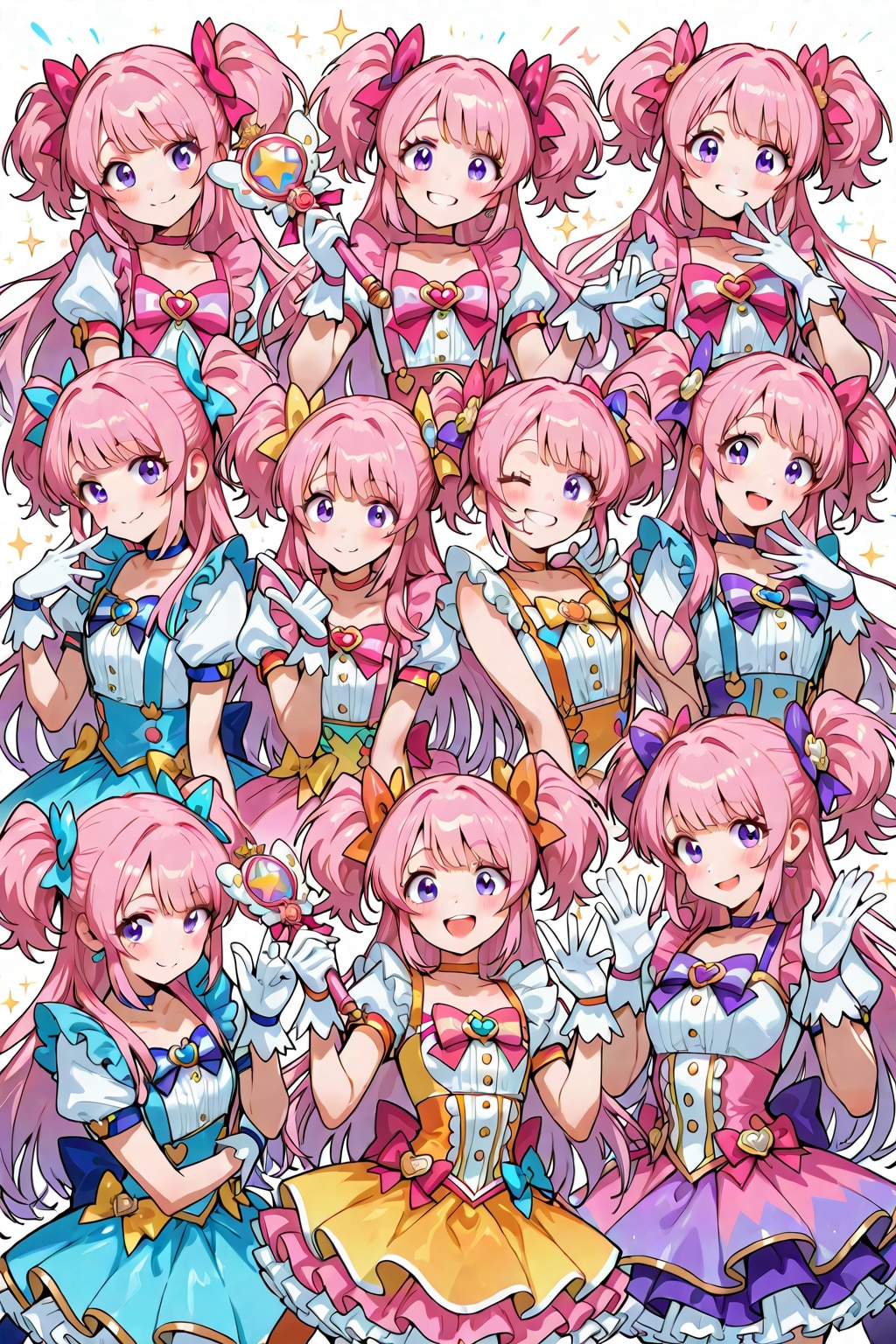美少女魔法少女たち | の人気AIイラスト・グラビア