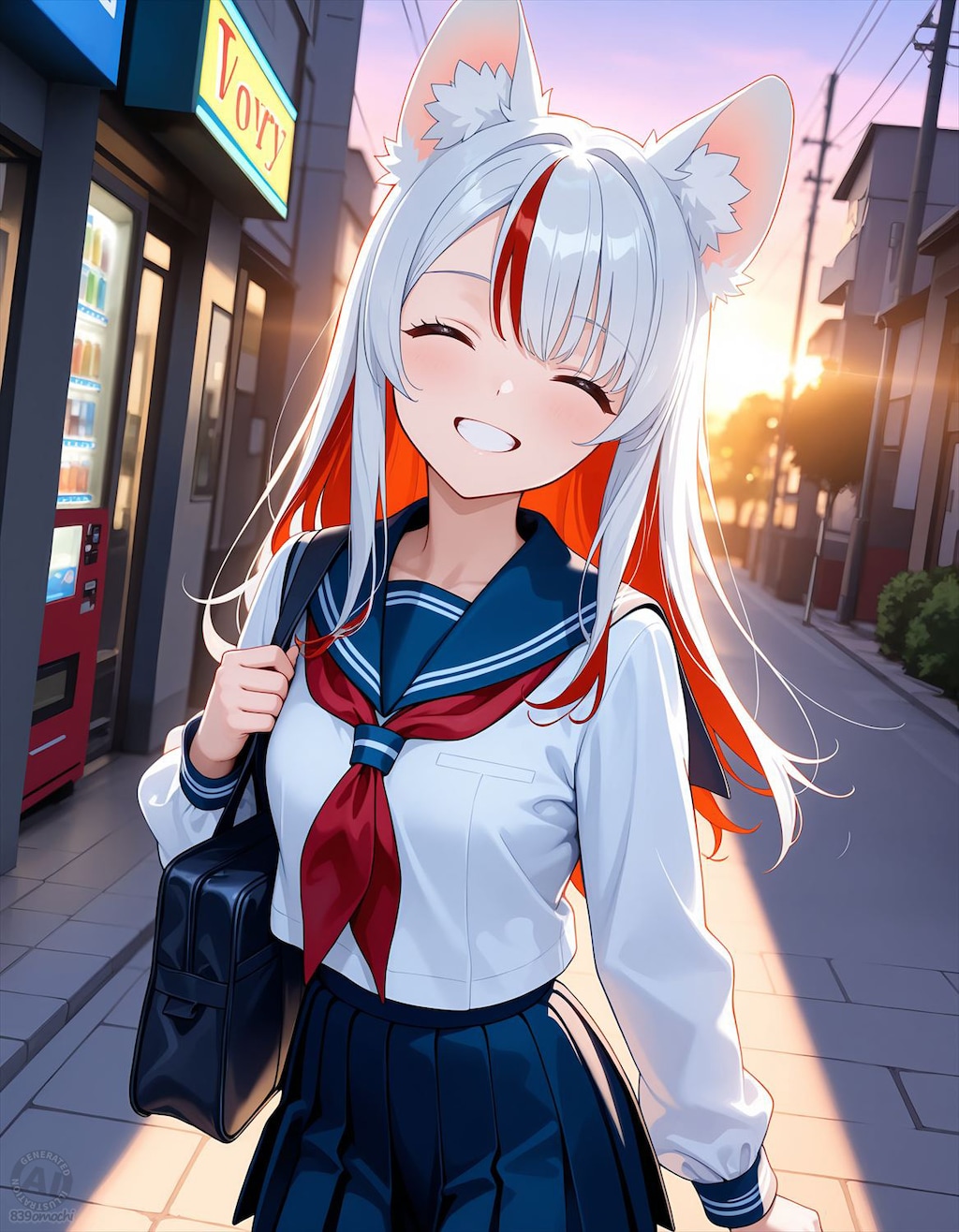 とびきりの笑顔。