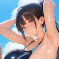 競泳水着コキ 3枚目
