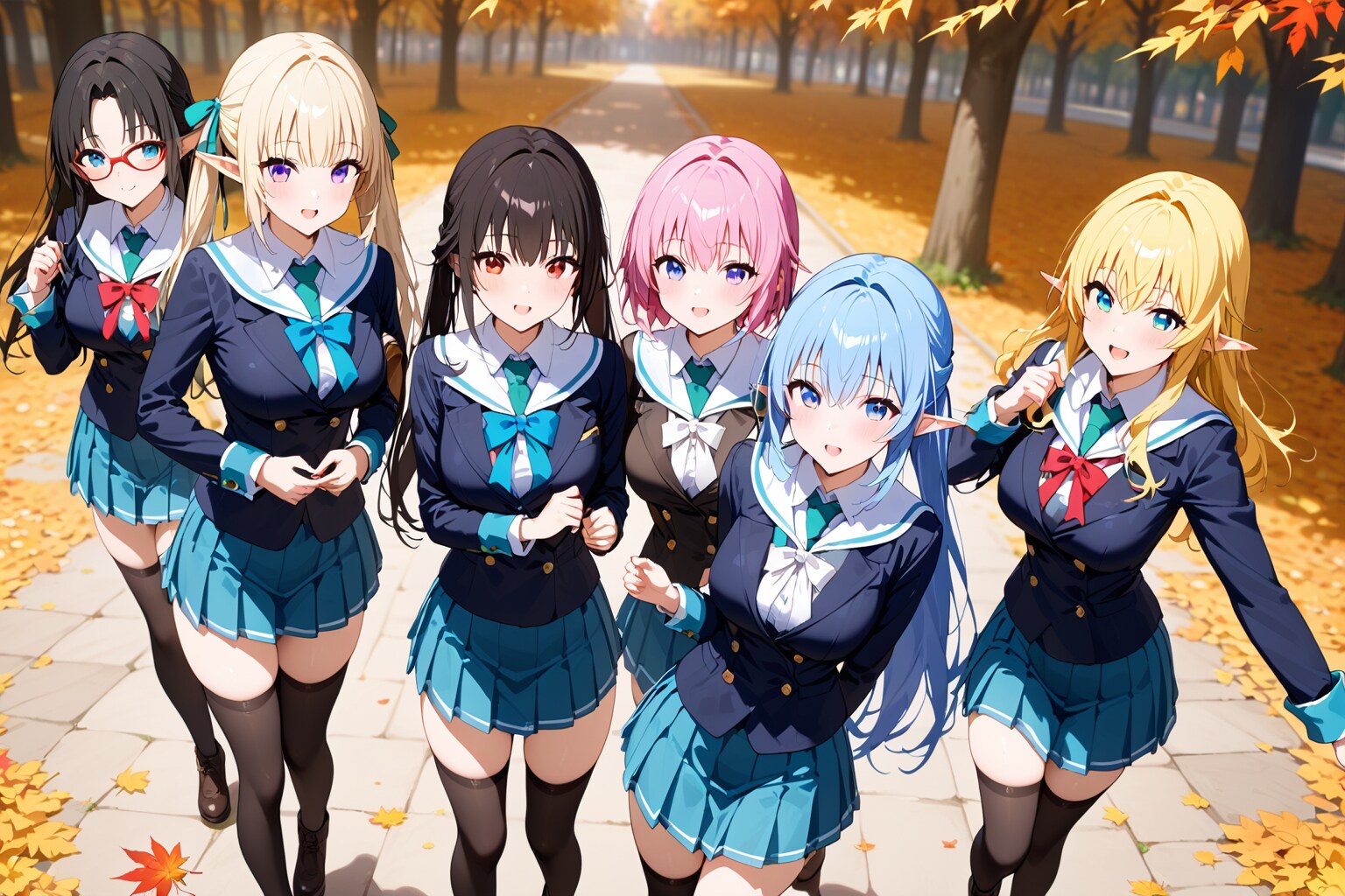 紅葉の色,艶髪の色 | の人気AIイラスト・グラビア