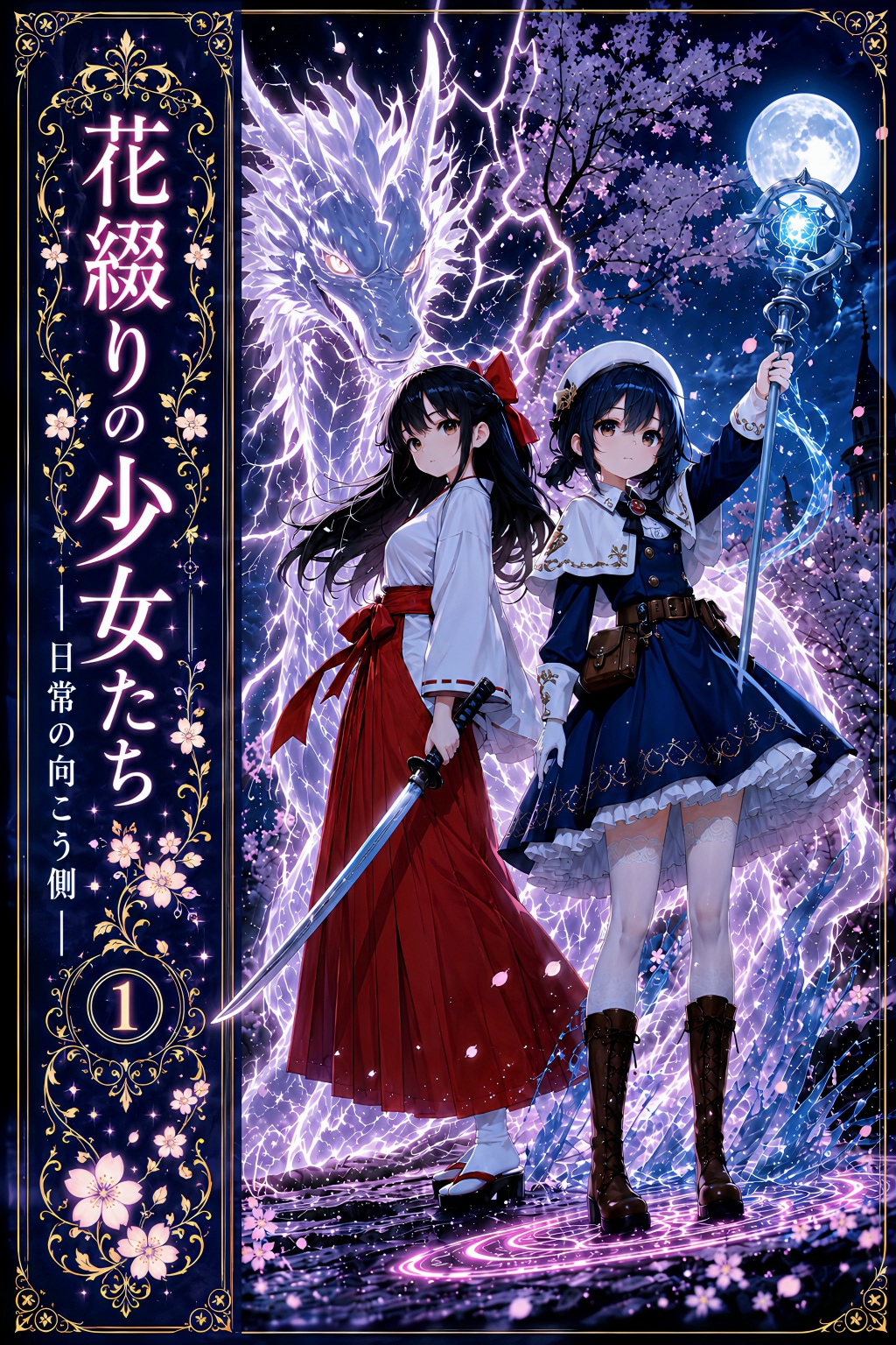 花綴りの少女たち①―雷龍と水月の少女たち― | の人気AIイラスト・グラビア