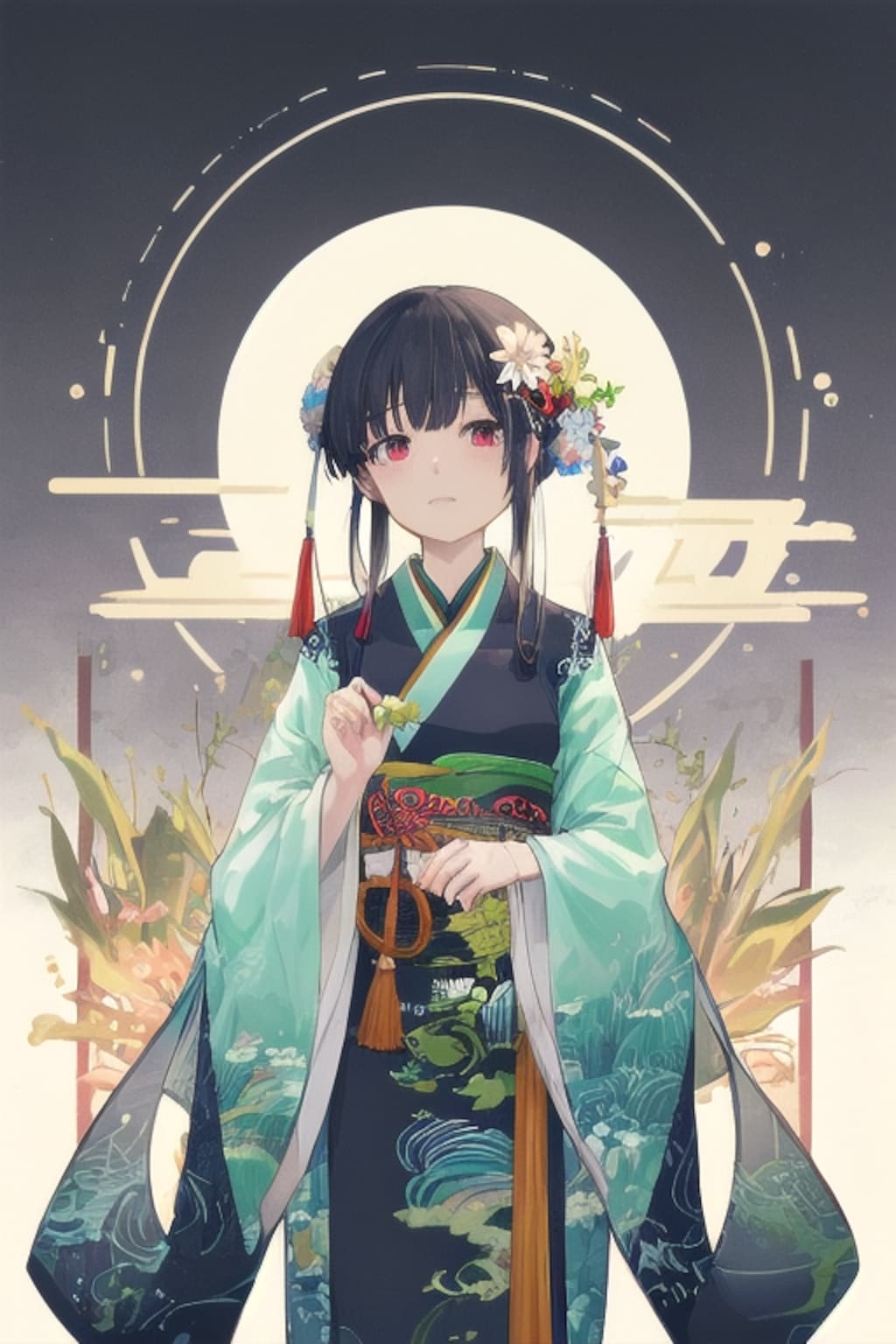 【極限的壱文字描写】霙(みぞれ)