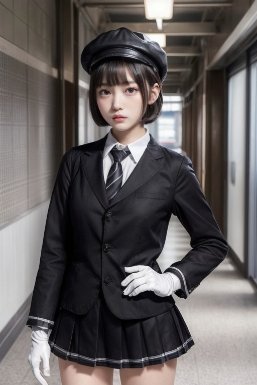 学生時代のおぱ将校 | の人気AIイラスト・グラビア