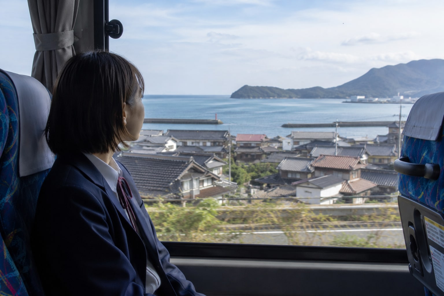 高速バスからの景色