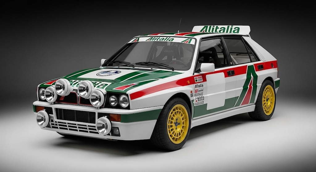 アリタリアランチアデルタラリーカー