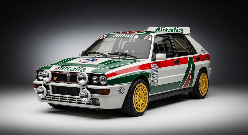 アリタリアランチアデルタラリーカー